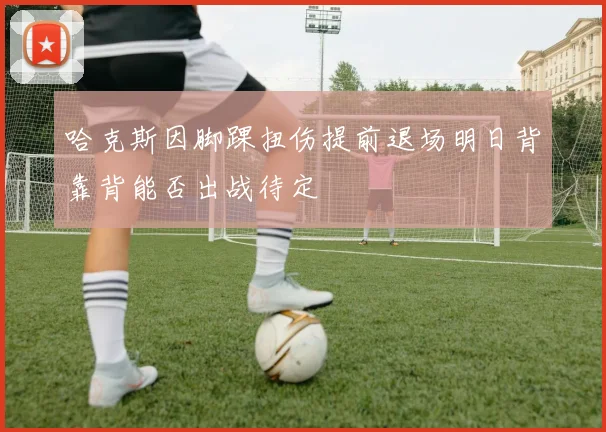 哈克斯因脚踝扭伤提前退场明日背靠背能否出战待定